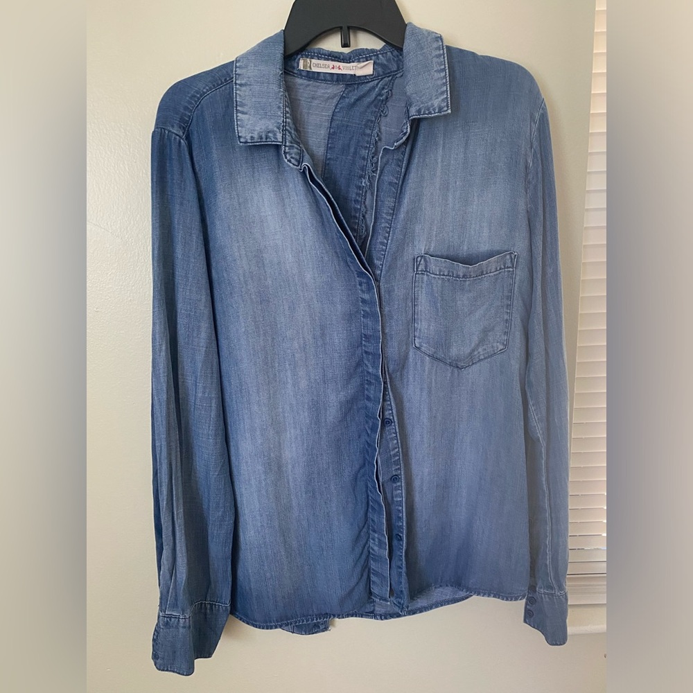 CHELSEA & VIOLET - JEAN TOP